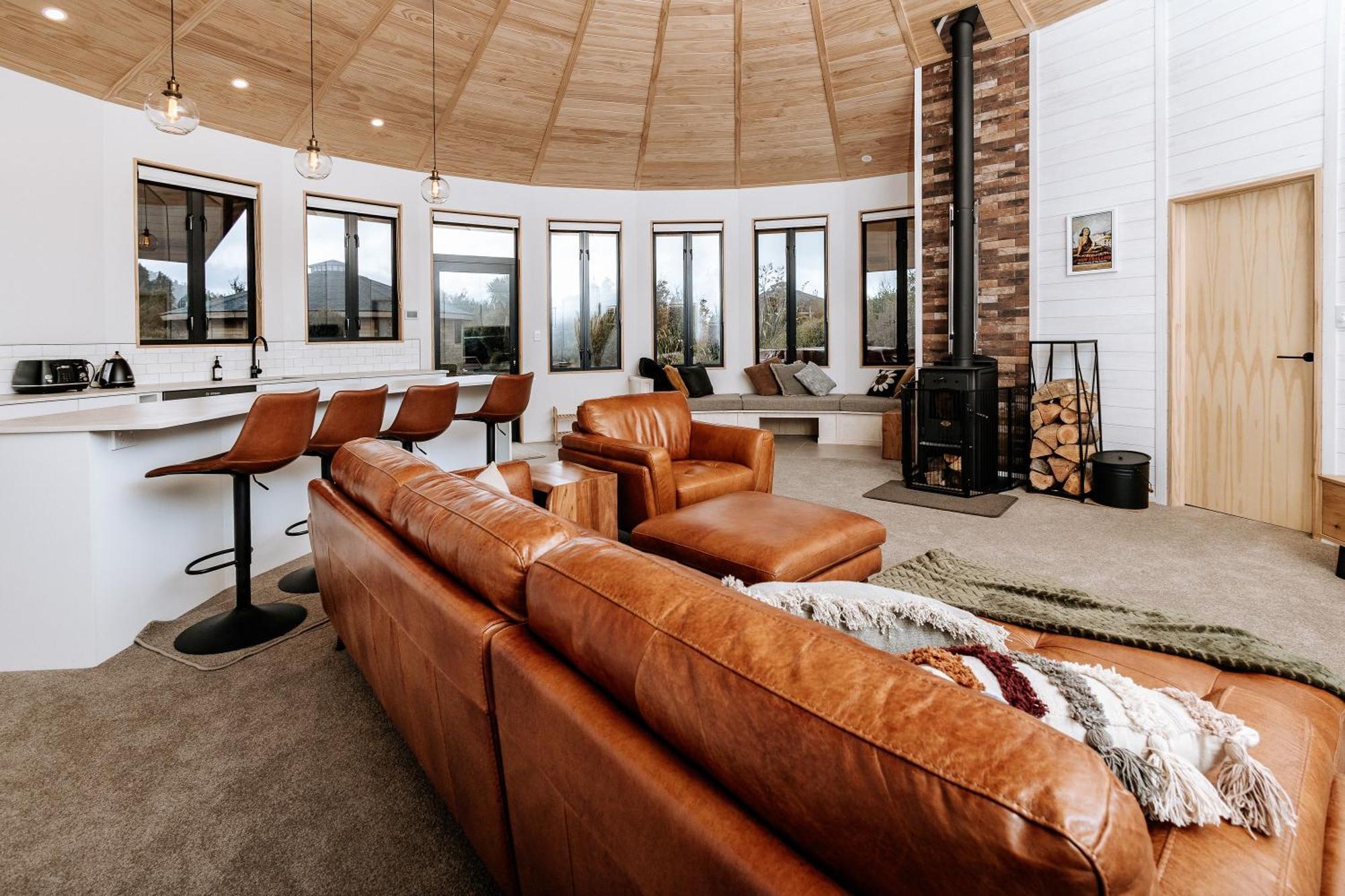 Kaho - Ohakune Holiday Home With Spa 外观 照片